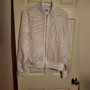 White Patterned Women's Jacket